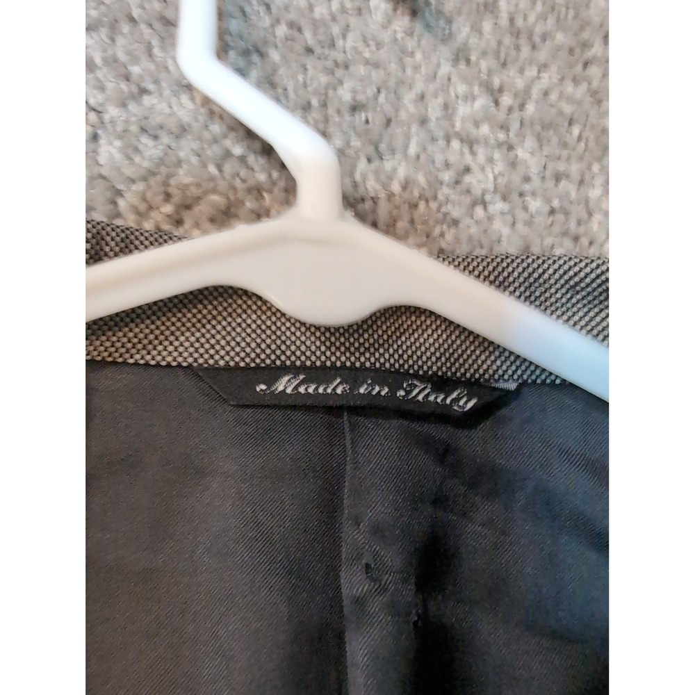 CANALI‎ Men's Blazer 100% Pure Wool Made in Italy Gray Suit Jacket - Picture 2 of 11